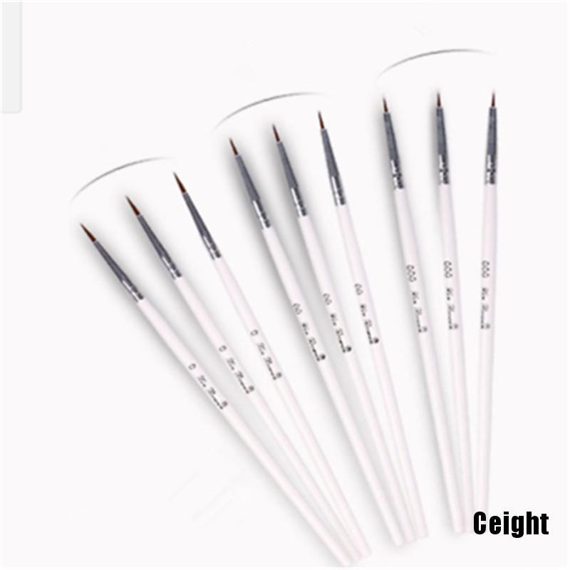 Set 3 Cọ Vẽ Trang Trí Bánh Kem Chuyên Dụng