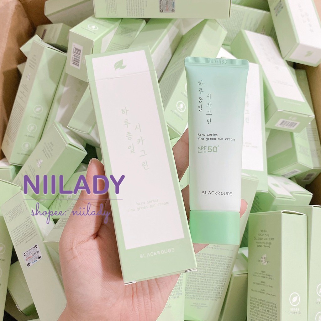 Kem chống nắng Black Rouge Cica Green Sun Cream