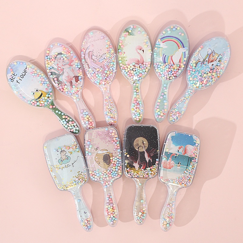 Lược Chải Tóc Hình Kỳ Lân Hoạt Hình Dễ Thương Cho Nữ