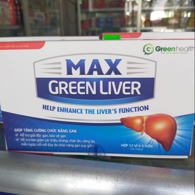VIÊN BỔ GAN, Giải Độc Gan Max Green LIver.