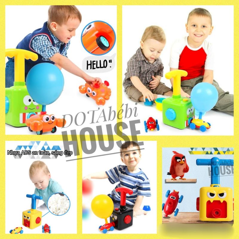 (Phiên bản mới nâng cấp Bay] Loại TO. Đồ chơi XE HƠI BƠM BONG BÓNG vui nhộn cho bé