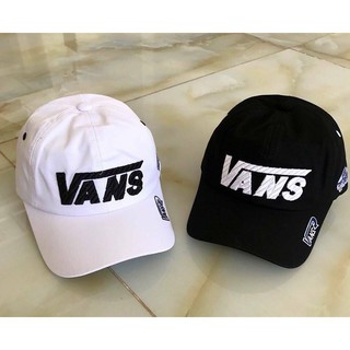 Nón kết Vans trắng đen N009