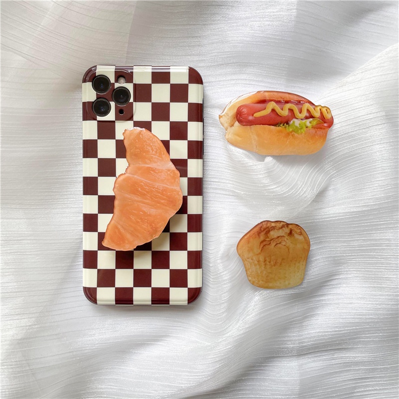 Giá đỡ điện thoại hình bánh mì bằng acrylic độc đáo sáng tạo