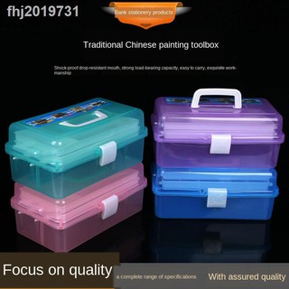 Bộ dụng cụ vẽ tranh sơn dầu ba lớp cỡ lớn