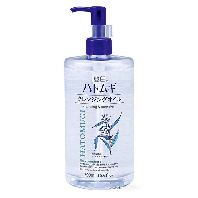 Dầu tẩy trang Hạt Ý Dĩ Hatomugi Nhật Bản 500ml