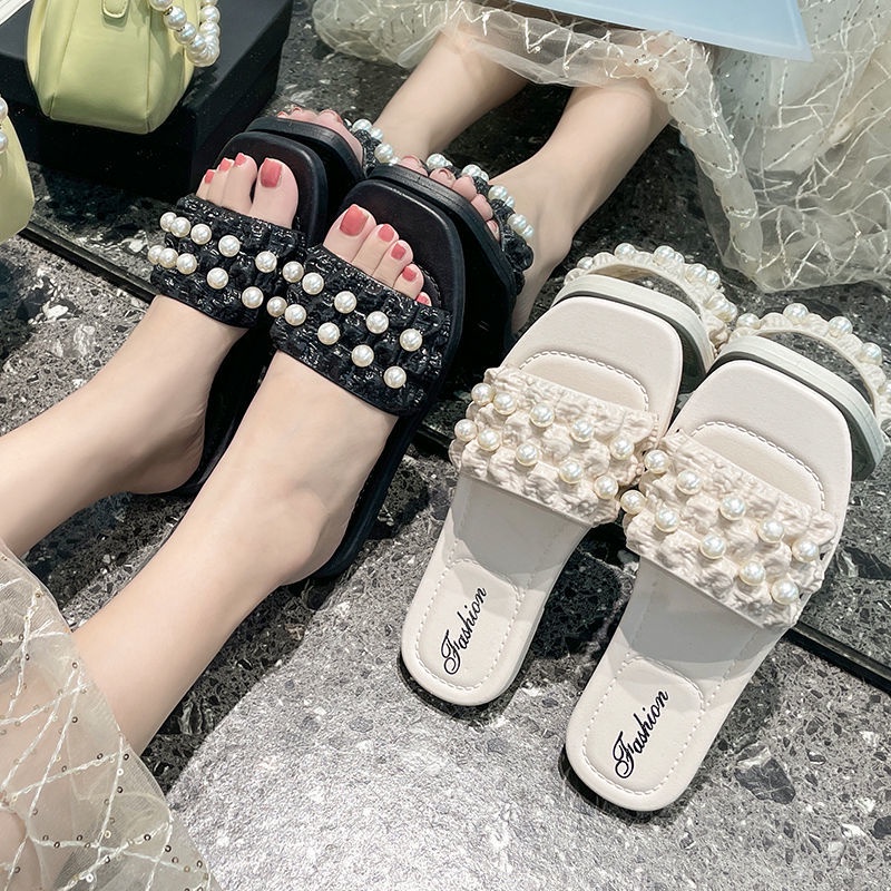 Dép Xỏ Ngón Đế Bằng Phong Cách Cổ Điển Thời Trang Mùa Hè Xinh Xắn Cho Nữ
