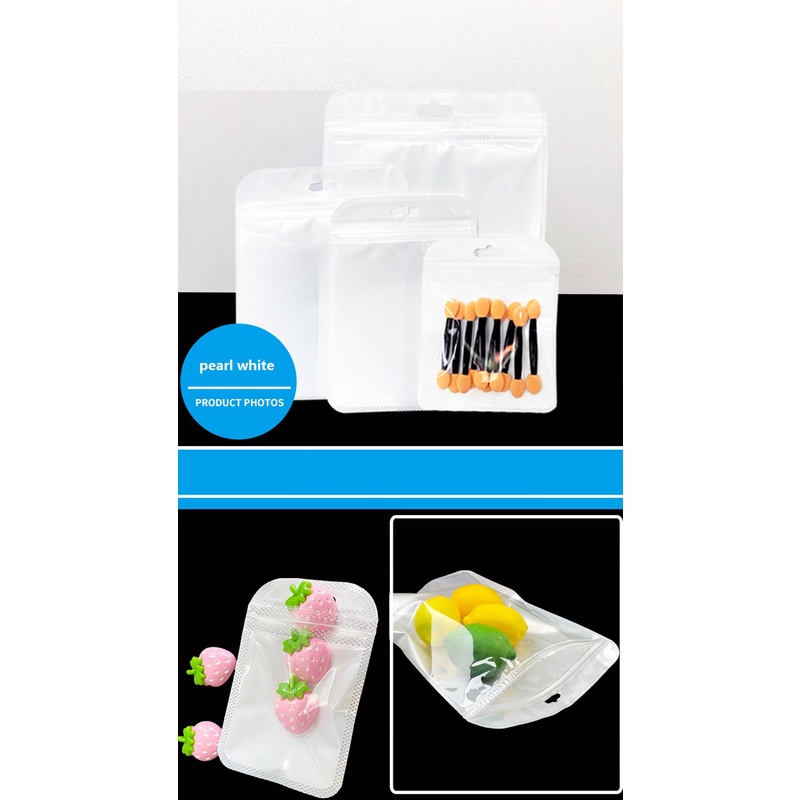 Set 100/ 50 túi zip đựng trang sức/ đồng hồ/ mỹ phẩm màu vàng/ bạc tiện dụng