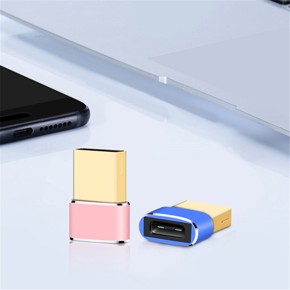 Đầu Chuyển Đổi Otg Usb Sang Type C Micro Usb Bằng Hợp Kim Nhiều Màu