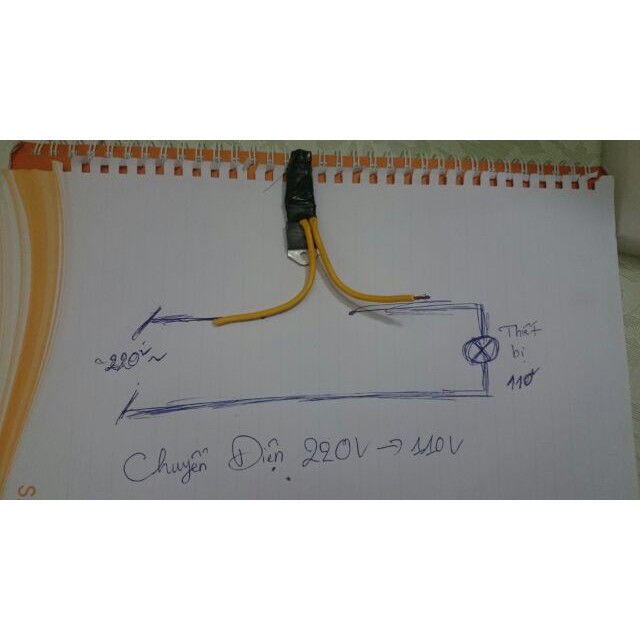 TNS... mạch cản chuyển dòng 220->110v