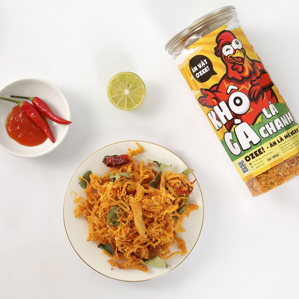 [Mã GROXUAN1 giảm 8% đơn 150K] Khô gà lá chanh Ozee hộp 300g siêu ngon đồ ăn vặt Hà Nội | BigBuy360 - bigbuy360.vn