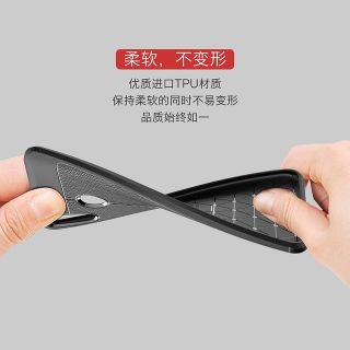 Ốp Lưng Silicon Vân Da Cho Huawei Y9 (2019) - Auto Focus