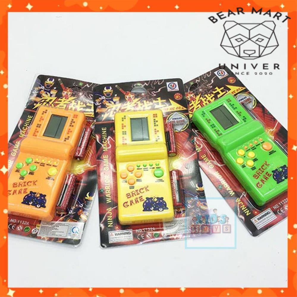 [BEAR MART] Máy chơi game cầm tay Brick Game tuổi thơ kèm tai nghe