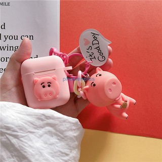 Case silicon chống sốc bảo vệ tai nghe Airpod-Airpods 2 Apple Toy Story Heo Đất Hamm