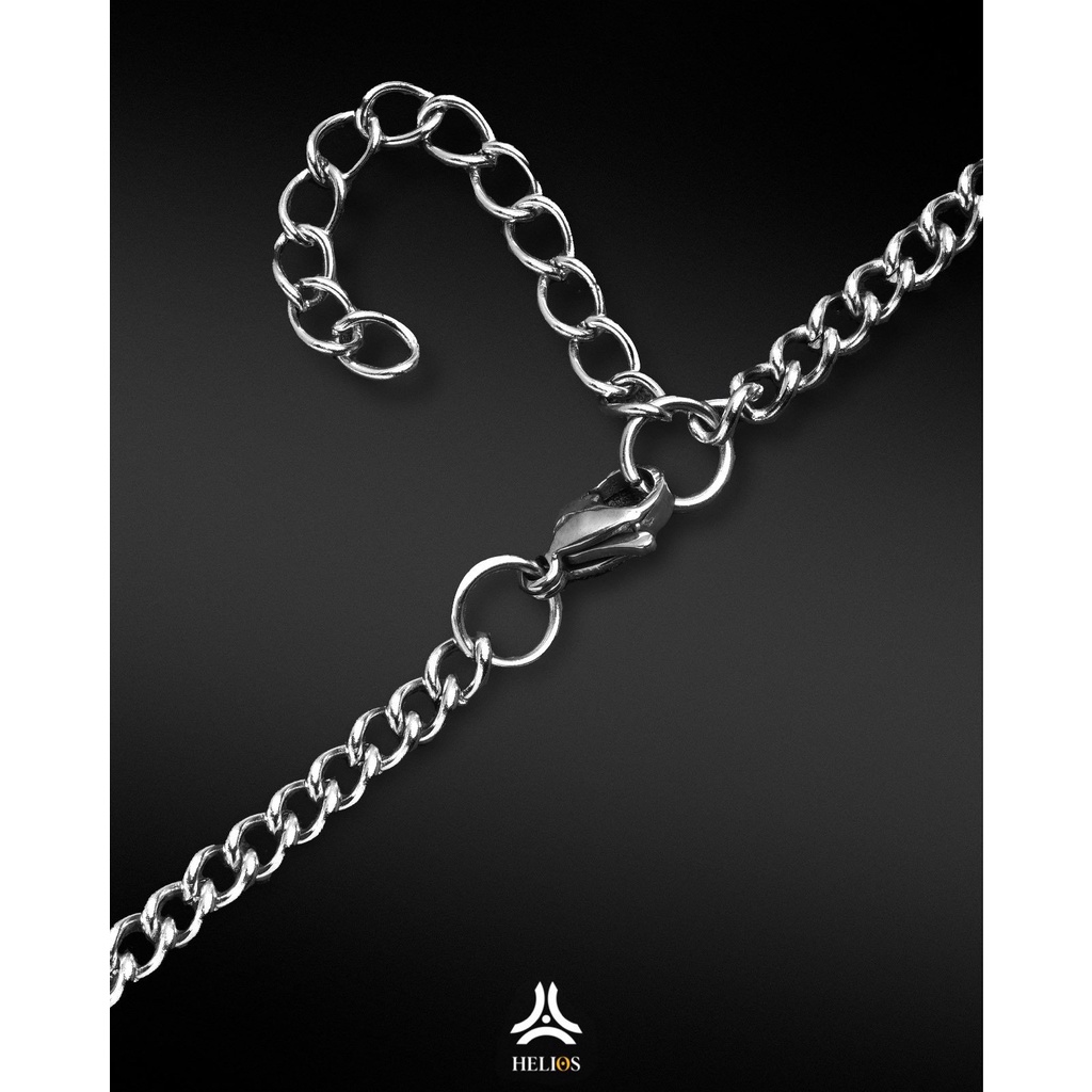 Dây chuyền nam, nữ Helios Equator - Vòng cổ trơn unisex phong cách basic chất liệu Thép không gỉ 316L cao cấp