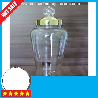 Bình Ngâm Sâm Việt Nam Cao Cấp 3 Lit - Bình Thủy Tinh 3 Lit (Có Van, Không Van) - Lương Y Thanh Bình