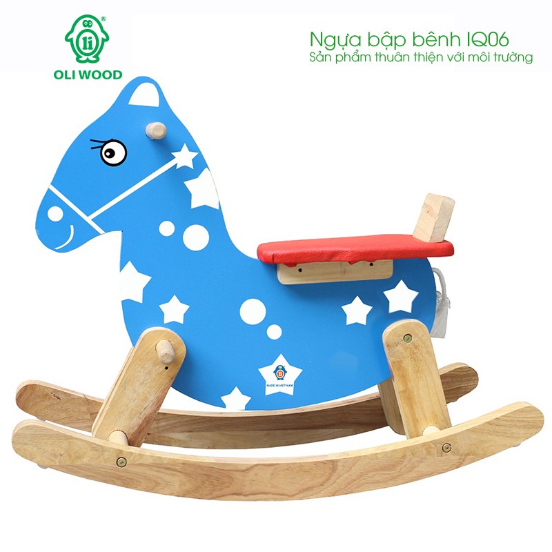 Ngựa gỗ  bập bênh IQ06