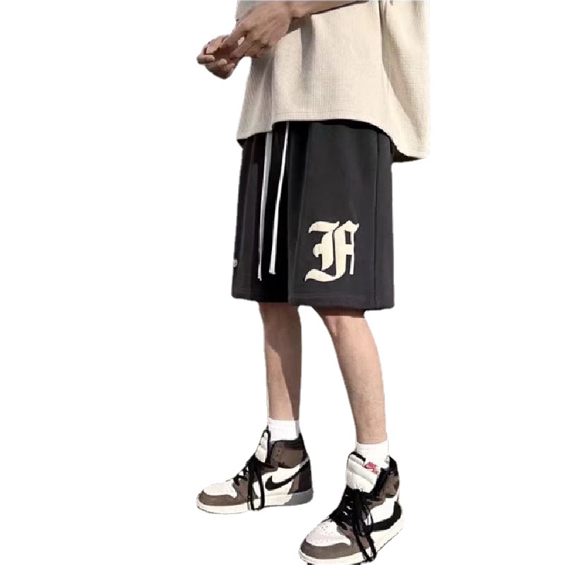 Quần Short Thể Thao Dáng Rộng In Chữ Cỡ Lớn M-3XL Phong Cách Hàn Quốc Thời Trang Cho Nam
