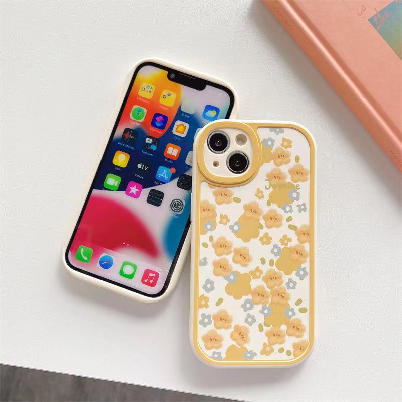 Case Samsung A13 4G A23 A33A53 A52S A52 A03 A03S A12 A32 4G A20 A30 M12 A73 A20S A21S A50 A50S A51 A30S A22 5G M23 A22 4G M22 A72 A71 S20 FE S21 FE S22 S22 Plus S22 Ultra M32 A13 5G cartoon flower phone case