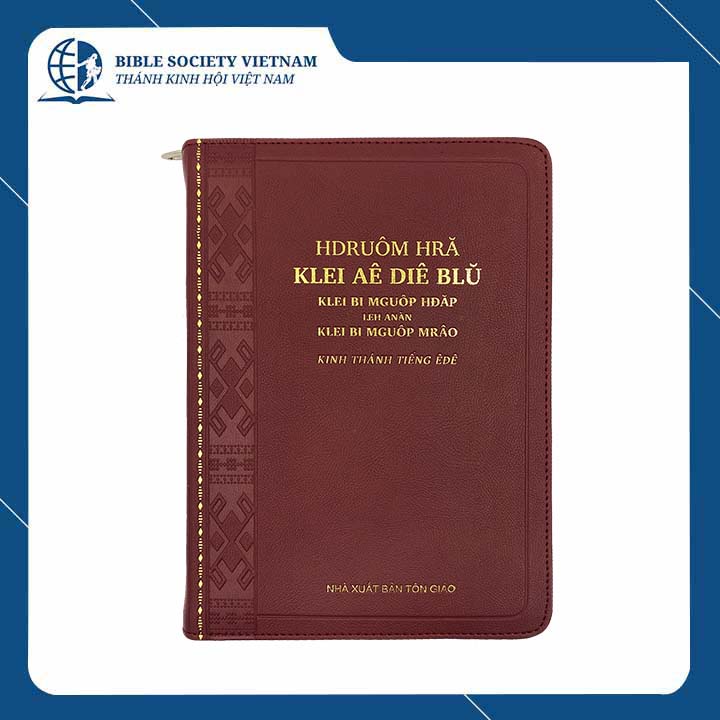 Sách - Kinh Thánh tiếng Êđê, bìa dây kéo, khổ (cỡ) lớn