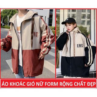 🔥LOẠI ĐẸP🔥 Áo gió 2 lớp dày đẹp áo khoác gió nữ form rộng thời trang mẫu mới nhất