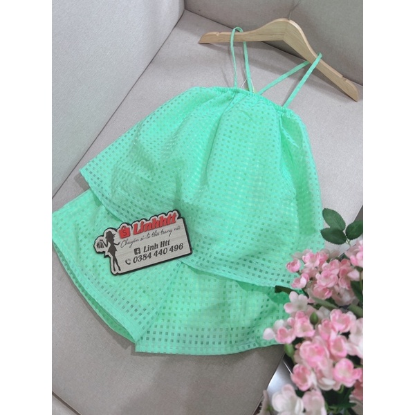 SET 2 dây cổ yếm babydoll ulzzang Freesize 2 lớp