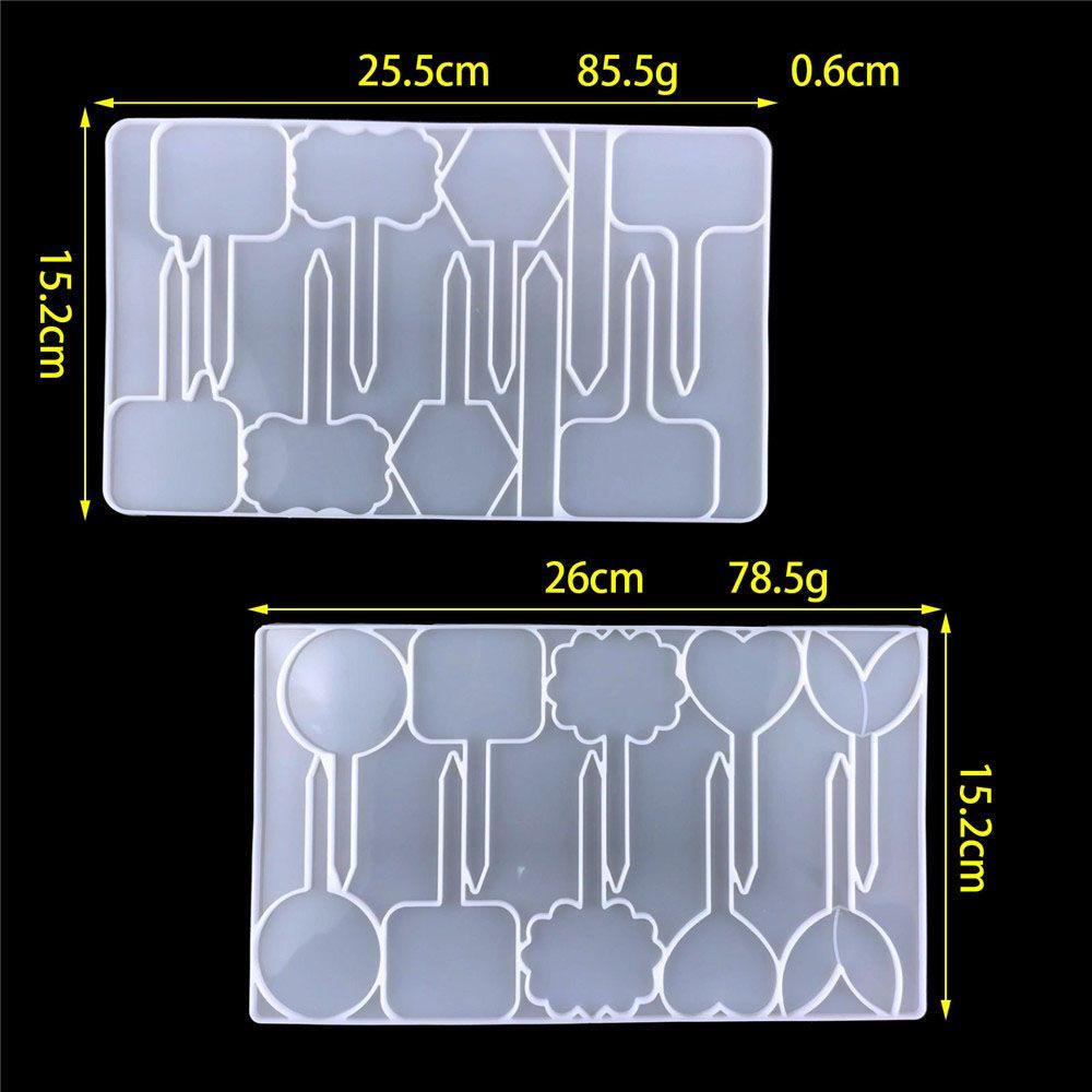 Khuôn Silicone Làm Nhãn Treo Chậu Cây Cảnh DIY