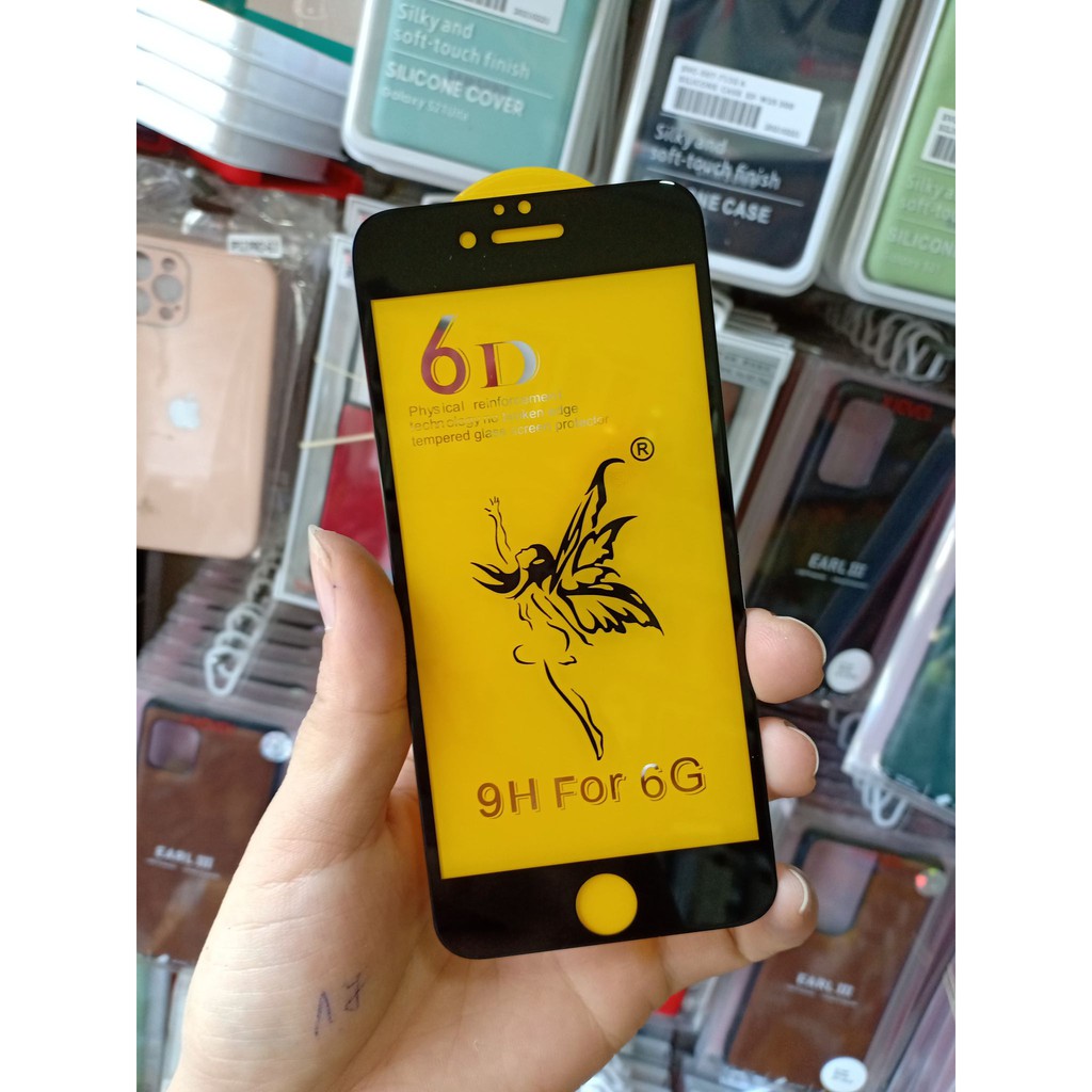 Kính Cường Lực 6D Thiên Thần Full Màn Hình Iphone 6/7G/7P/8P/6 Plus