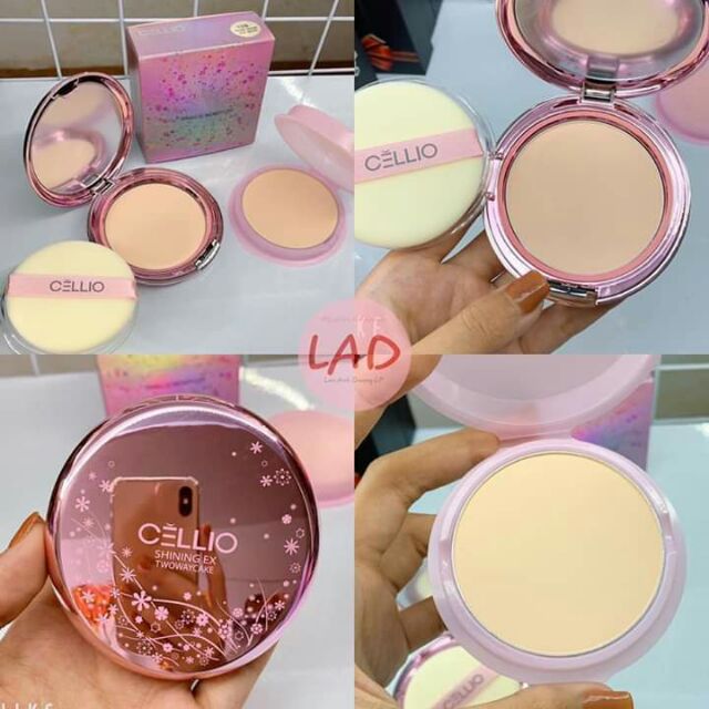 Phấn phủ Cellio 2 lõi siêu mịn