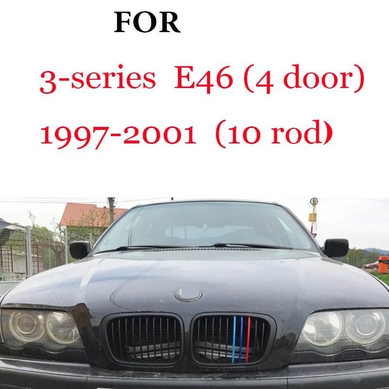 Set 3 Kẹp Lưới Tản Nhiệt Bằng Nhựa ABS Cho BMW G20 E90 320I F30 E46 E36 E91 E92 E93 F31 3 Series GT F34