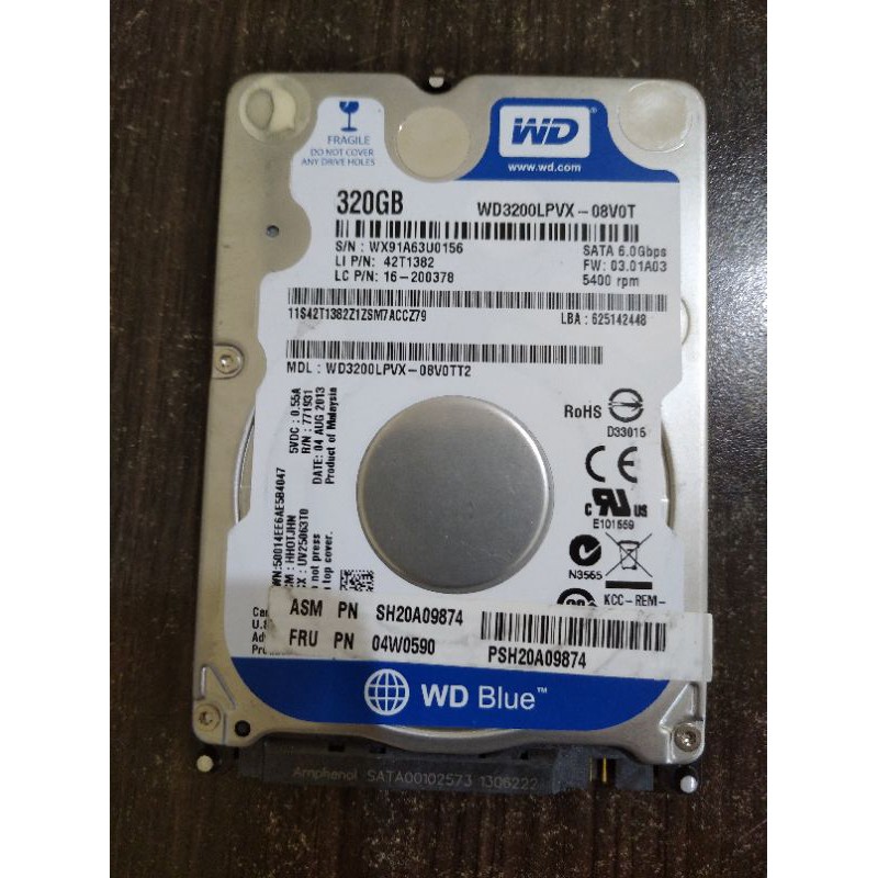 Ổ Cứng Laptop 320 Gb 320 Inch Hdd