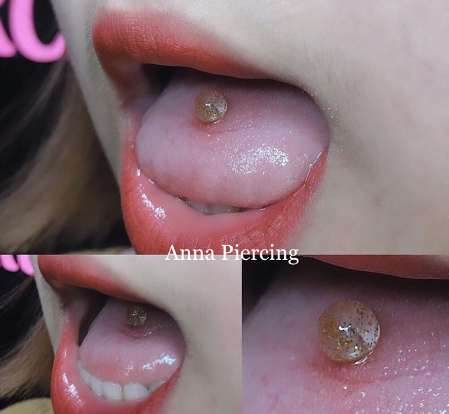 Khuyên Lưỡi - Má bằng nhựa sinh học JOLLY nhiều màu sắc