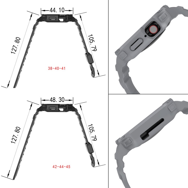 Ốp Bảo Vệ Đồng Hồ Thông Minh Apple Watch 44mm 45mm 42mm 40/38 7 6 5 4 SE TPU