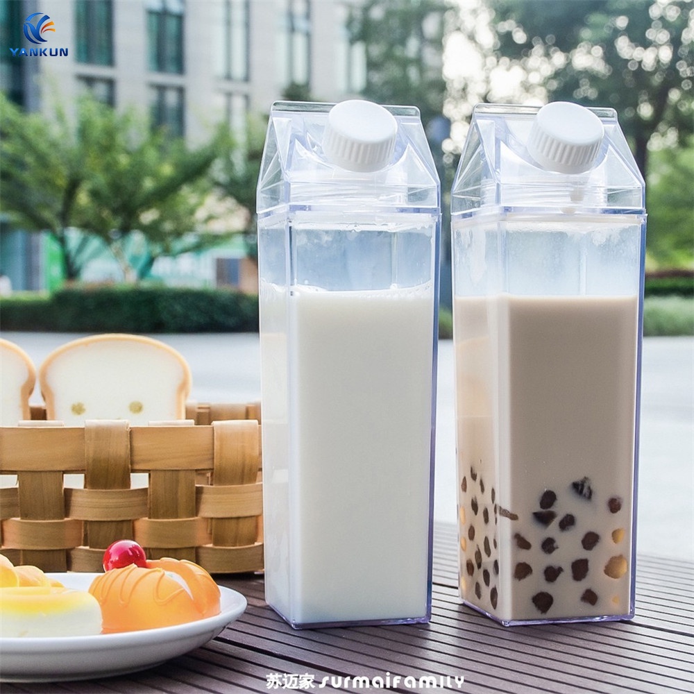 Bình Nhựa Đựng Sữa 500ml / 1000ml Thiết Kế Đơn Giản Tiện Dụng