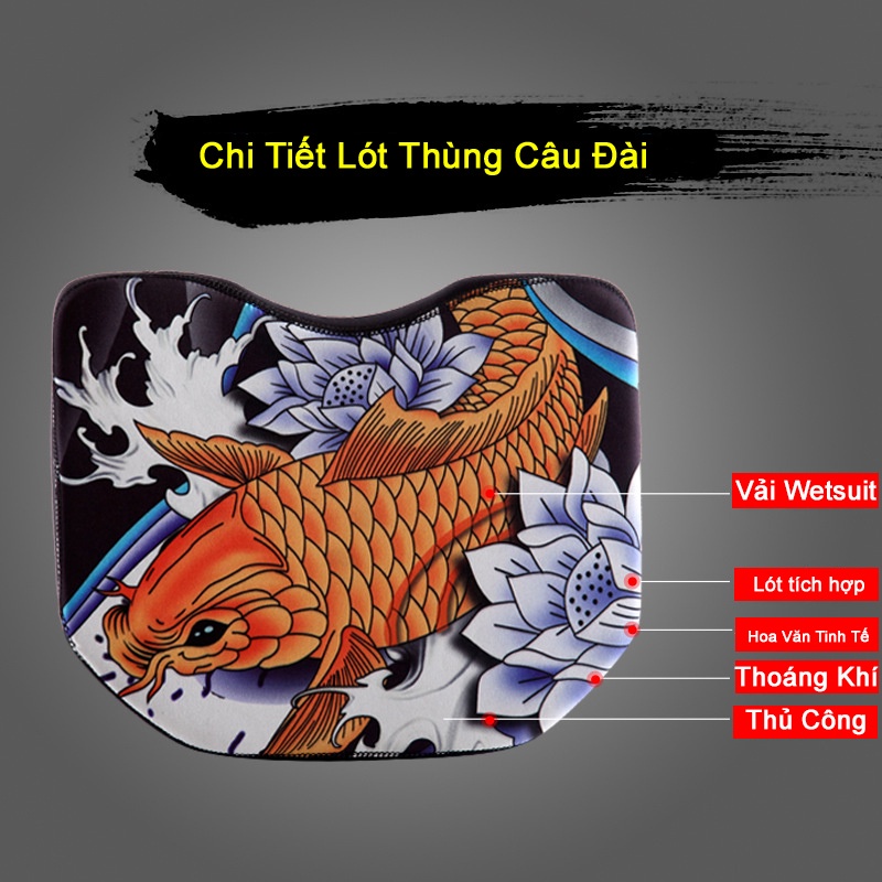 Đệm Lót Thùng Câu Đài cao cấp Thoáng khí tuyệt đối chống mỏi lưng, ê mông