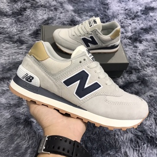 Giày Sneaker nam nữ Newbalance 5 7 4 xám ghi Giày thể thao