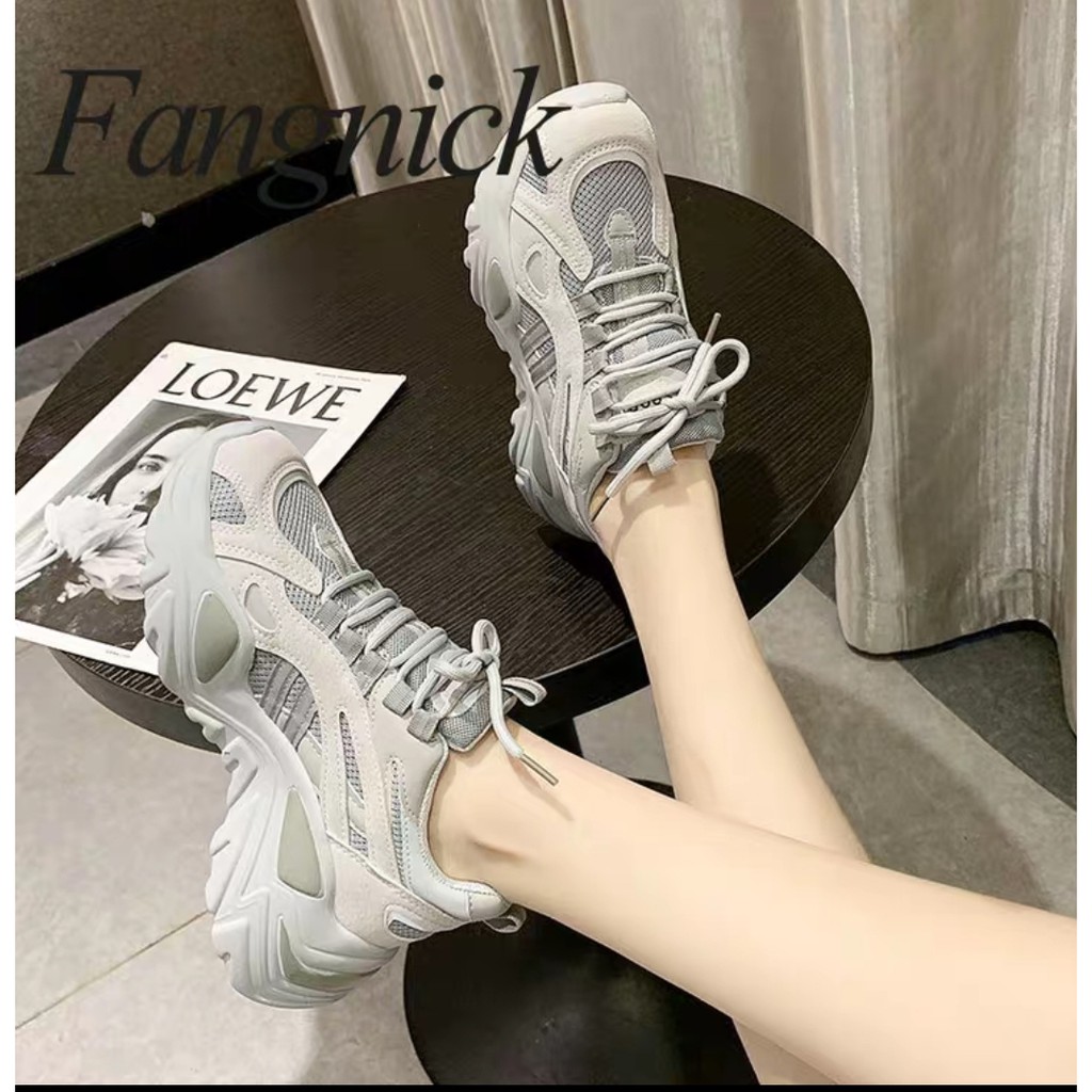 Giầy thể thao nữ độn đế 5p(FREESHIP),giầy phản quảng trẻ trung,cá tính -T3M | BigBuy360 - bigbuy360.vn