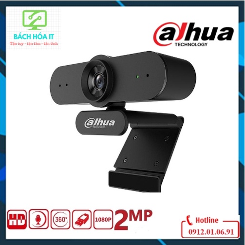 WEBCAM MÁY TÍNH DAHUA UC320 Full HD 1080P tích hợp mic chuyên dụng cho Livestream, Học và làm việc Online