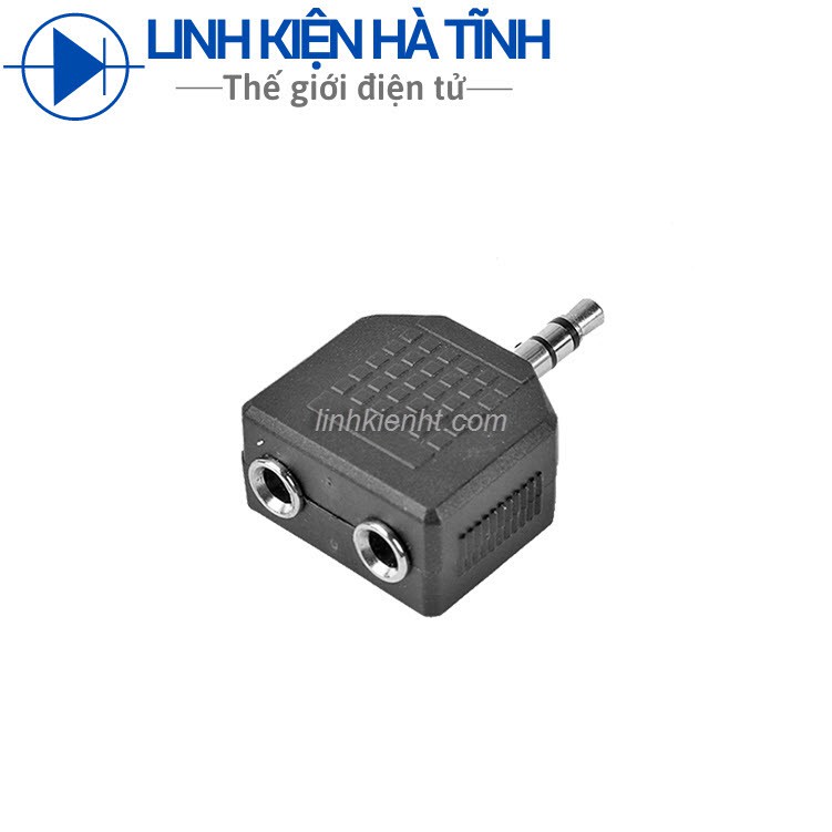 Jack chia loa tai nghe 1 ra 2 cổng 3.5mm siêu tiện lợi