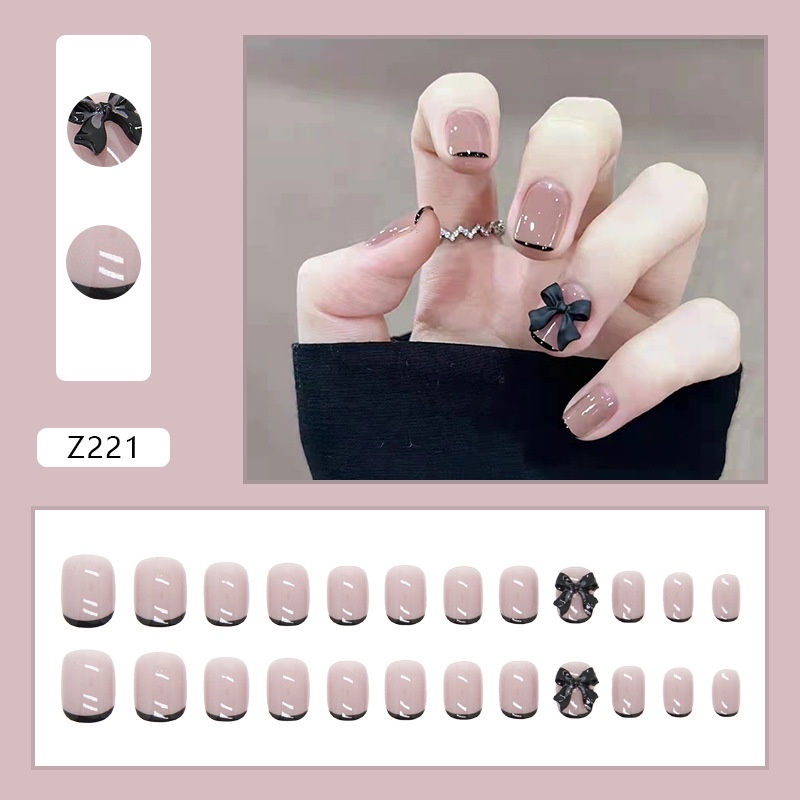 Móng giả đính đá /kèm keo/ nail thời trang nữ