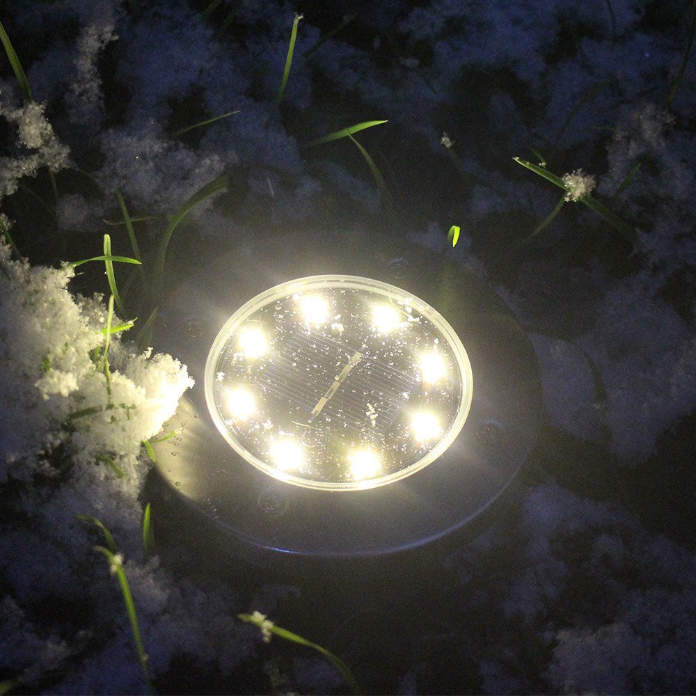 Đèn chôn trang trí lối đi vườn bằng năng lượng mặt trời 8 LED