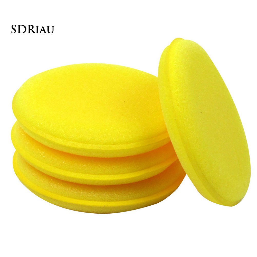 Bộ 2 mút bọt biển tròn bôi sáp/đánh bóng xe hơi