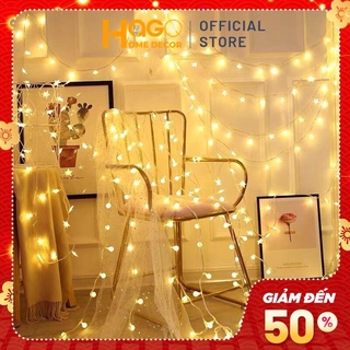 Dây đèn led cherry ball bóng pha lê tròn nhỏ 2cm trang trí nhà cửa, giáng sinh, năm mới