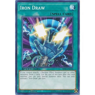 Bài yugioh speed duel - Iron Draw - SBTK-EN038 - Common 1st Edition