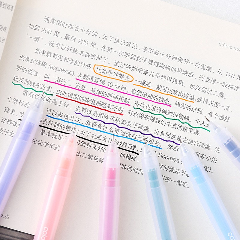 Bút gel highlight ngòi 0.5mm nhiều màu sắc dùng vẽ graffiti , trang trí sổ tay tiện lợi B05