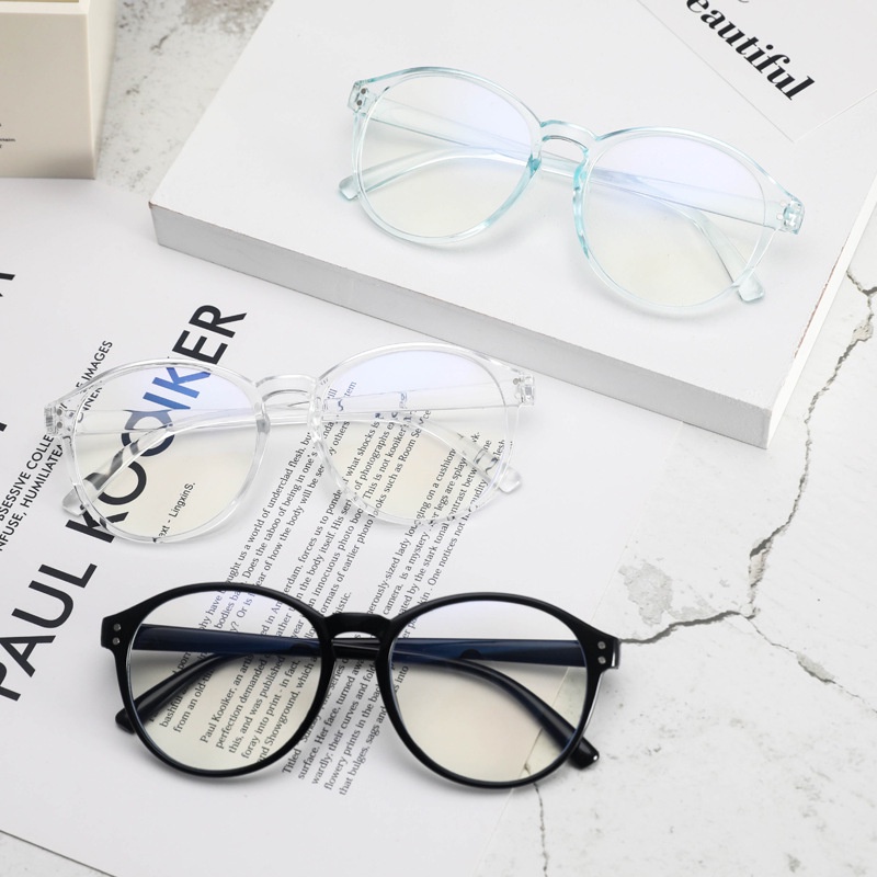 Mắt kính gọng nhựa chống ánh sáng xanh thời trang