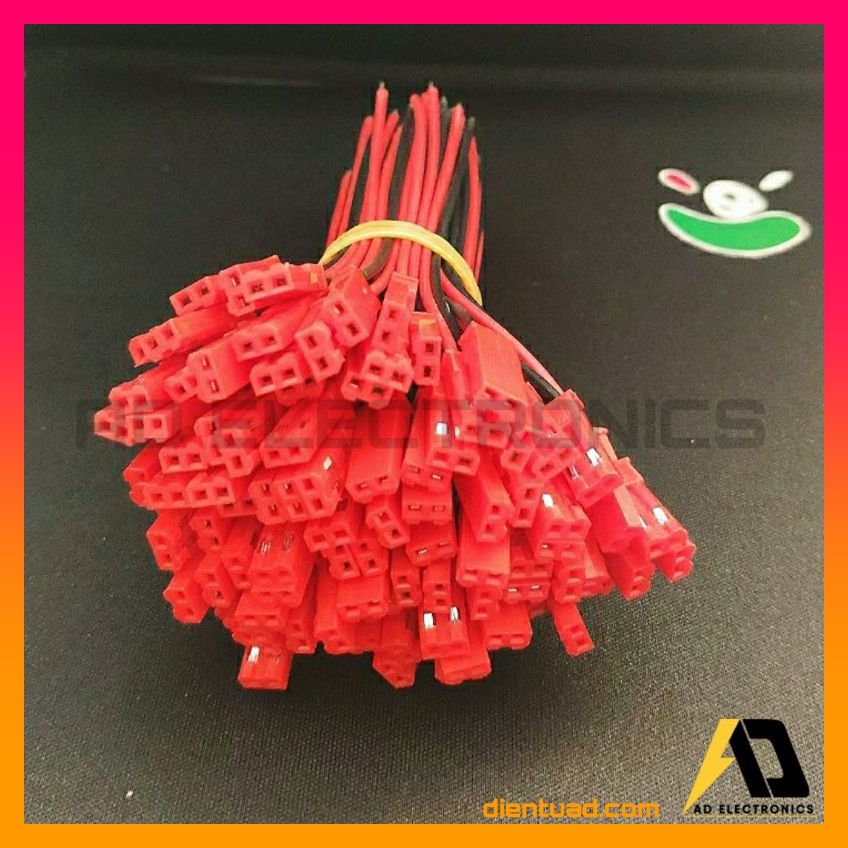 Cáp JST 2P 2.54mm Đực Cái - Jack JST 2P Đực Cái
