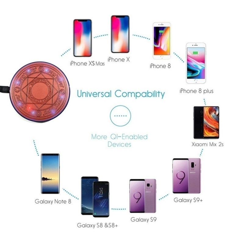 Đế sạc nhanh không dây chuyên dùng cho iphone x 8 plus xs max xr 10w samsung huawei