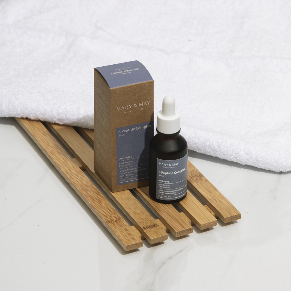 Tinh Chất Trẻ Hoá Tái Tạo Da Mary&May 6 Peptide Complex Serum 30ml