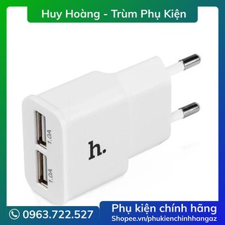 CỦ SẠC HOCO 2 CỔNG USB UH202 2.1A - Chính Hãng - Sạc Điện Thoại Iphone, Ipad