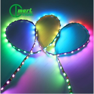 ✅ dây đèn led ws2812b nháy đuổi, hình giọt nước dài 5m